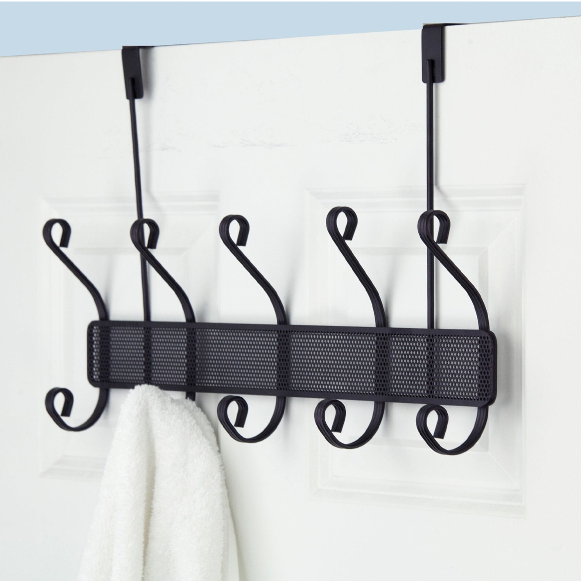 Home Basics Metro Over the Door 5 Hook Hanging Rack $6.00 EACH, CASE PACK OF 12