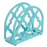 Load image into Gallery viewer, Home Basics Lattice Collection Cast Iron Napkin Holder, Turquoise $6.00 EACH, CASE PACK OF 6
