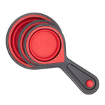 Load image into Gallery viewer, Home Basics 4 Piece Collapsible Measuring Cups $5.00 EACH, CASE PACK OF 24

