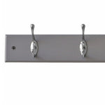 Load image into Gallery viewer, Home Basics 3 Double Hook Wall Mounted Hanging Rack, Grey $8.00 EACH, CASE PACK OF 12
