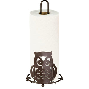 Home Basics Steel Owl Paper Towel Holder, Bronze $8.00 EACH, CASE PACK OF 12