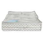 Load image into Gallery viewer, Home Basics 12 Pair Chevron Under-the-Bed Organizer $5.00 EACH, CASE PACK OF 12
