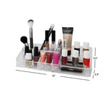 Load image into Gallery viewer, Home Basics Deluxe Make up Palette Plastic Cosmetic Organizer, Clear $5.00 EACH, CASE PACK OF 12
