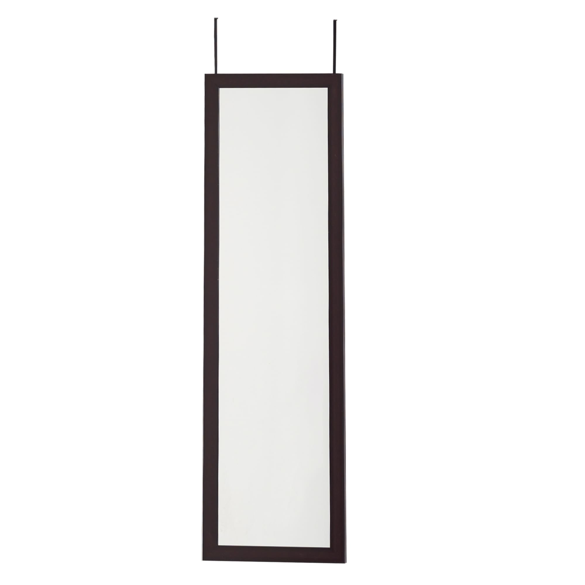 Home Basics Over The Door Mirror, Mahogany $12.00 EACH, CASE PACK OF 6