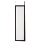 Load image into Gallery viewer, Home Basics Over The Door Mirror, Mahogany $12.00 EACH, CASE PACK OF 6
