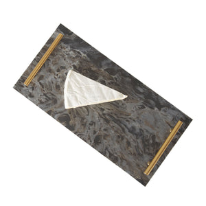 Sophia Grace Marble Serving Tray, Black/Gold $10.00 EACH, CASE PACK OF 4