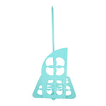 Load image into Gallery viewer, Home Basics Trinity Collection Paper Towel Holder, Turquoise $6.00 EACH, CASE PACK OF 12
