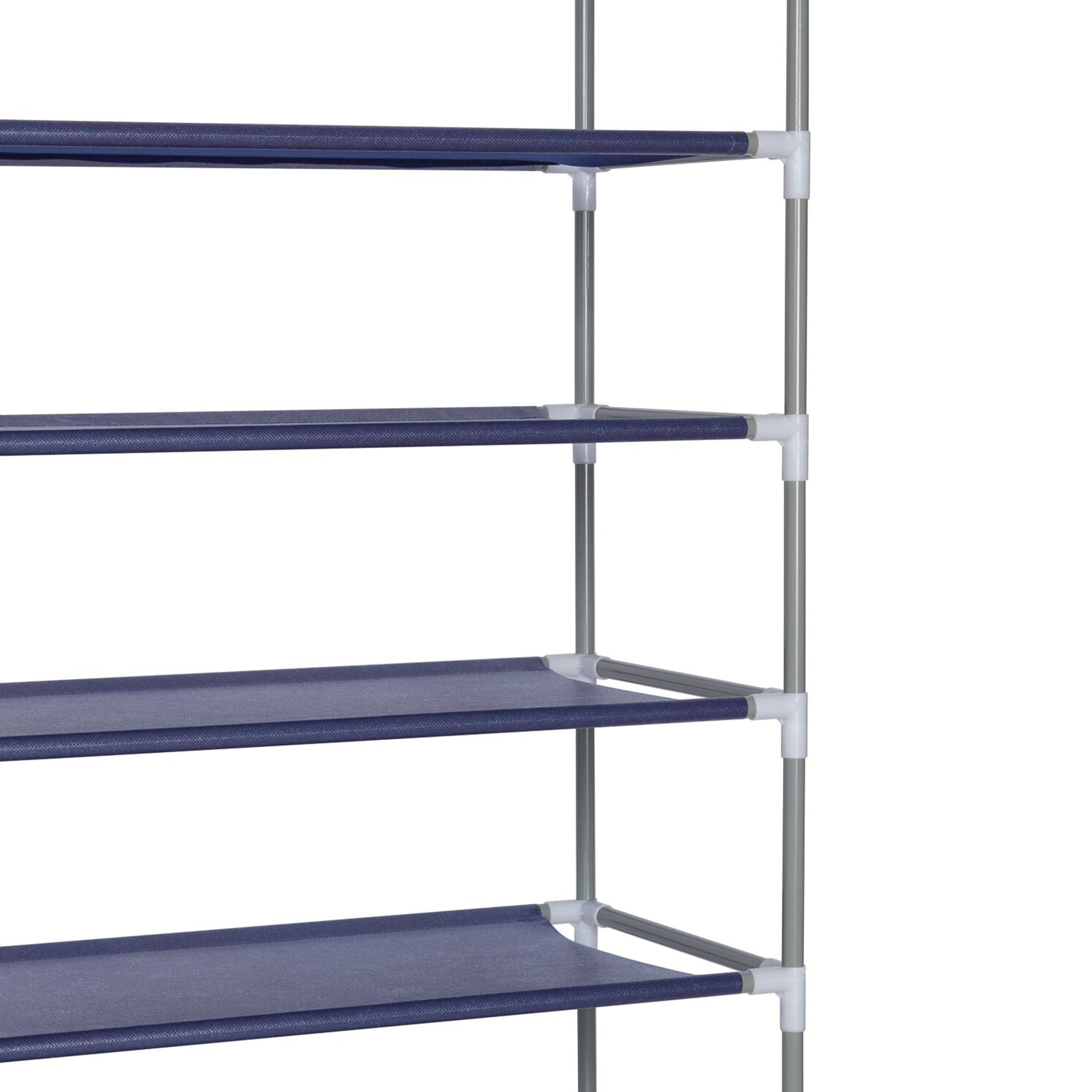 Home Basics 8-Tier Portable Polyester Shoe Closet, Navy $20.00 EACH, CASE PACK OF 5