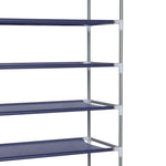 Load image into Gallery viewer, Home Basics 8-Tier Portable Polyester Shoe Closet, Navy $20.00 EACH, CASE PACK OF 5
