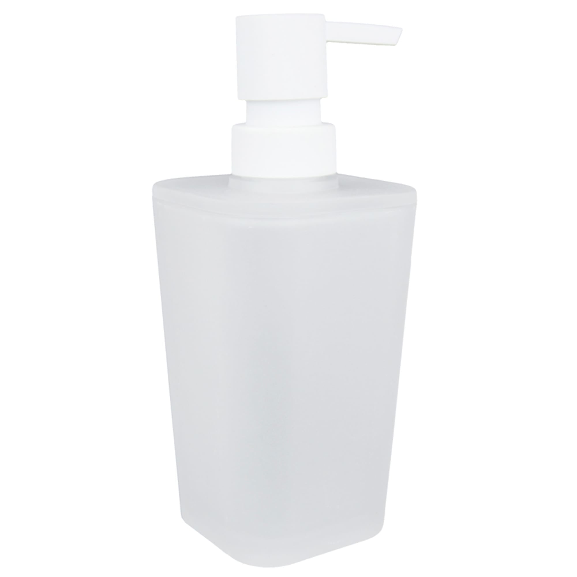 Home Basics Frosted Rubberized Plastic  10 oz. Hand Soap Dispenser with Plastic Pump $4.00 EACH, CASE PACK OF 12