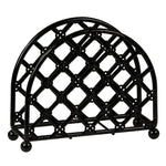 Load image into Gallery viewer, Home Basics Lattice Collection Free-Standing Napkin Holder, Black $4.00 EACH, CASE PACK OF 12
