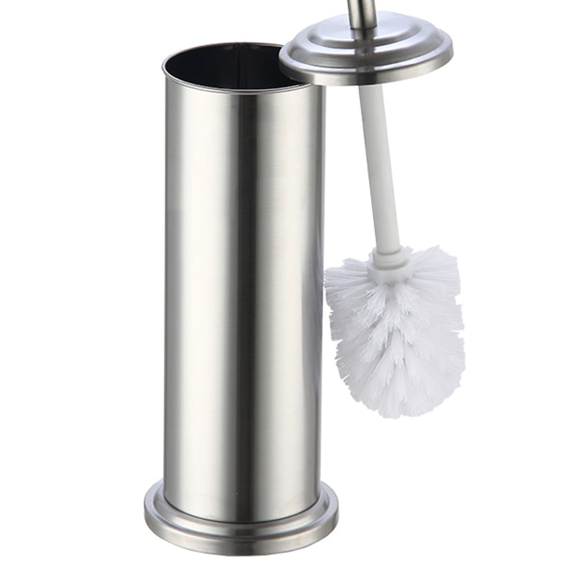 Home Basics Stainless Steel Toilet Brush Holder with Diamond Top $6.00 EACH, CASE PACK OF 12