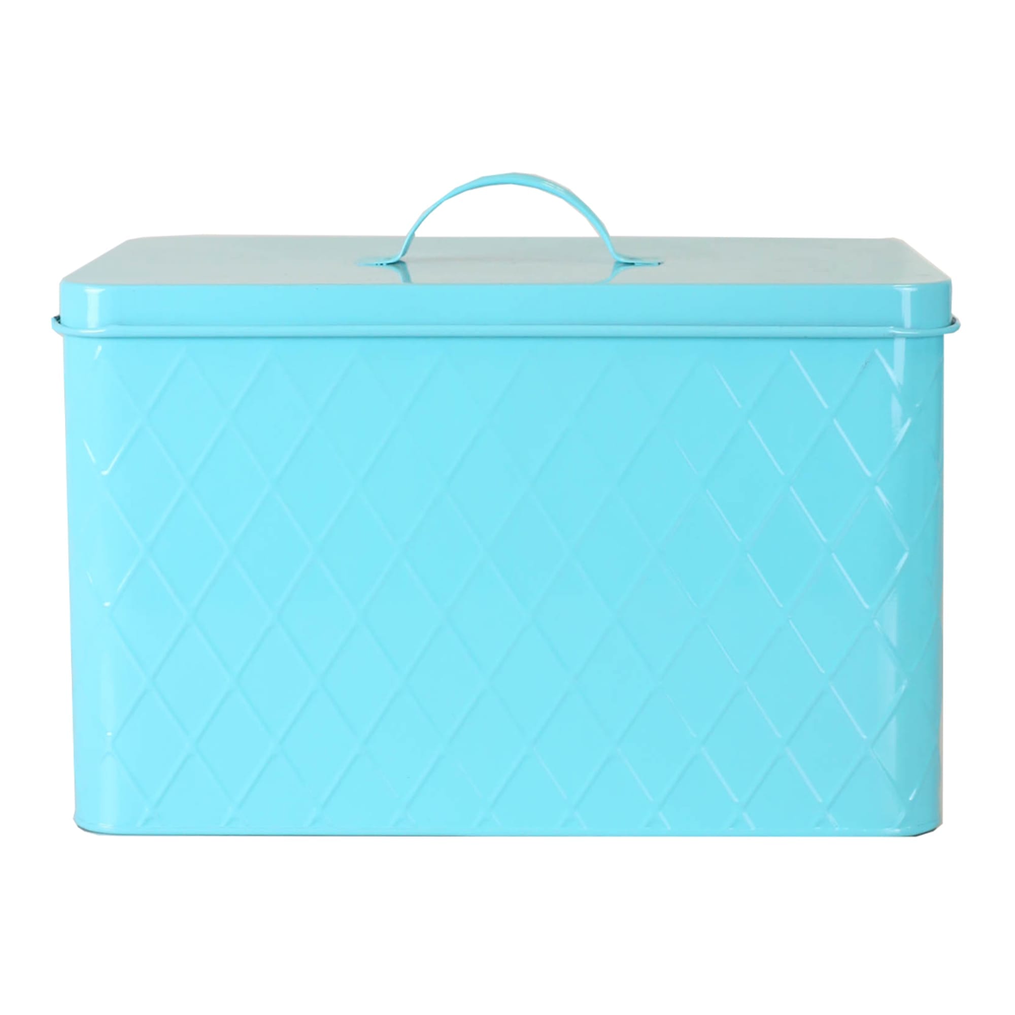 Home Basics  Tin Bread Box, Turquoise $20.00 EACH, CASE PACK OF 4