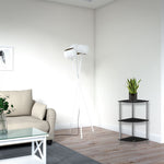 Load image into Gallery viewer, Home Basics 3 Tier  Corner Shelf, Black $25.00 EACH, CASE PACK OF 1
