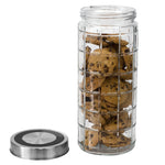 Load image into Gallery viewer, Home Basics Chex Collection 66 oz. X-Large Glass Canister  $4.00 EACH, CASE PACK OF 12
