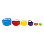 Load image into Gallery viewer, Home Basics 6 Piece Plastic Measuring Cup Set, Multi-Colored $2.00 EACH, CASE PACK OF 24
