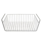 Load image into Gallery viewer, Home Basics Large Under the Shelf Vinyl Coated Steel Basket Organizer, White $5.00 EACH, CASE PACK OF 6
