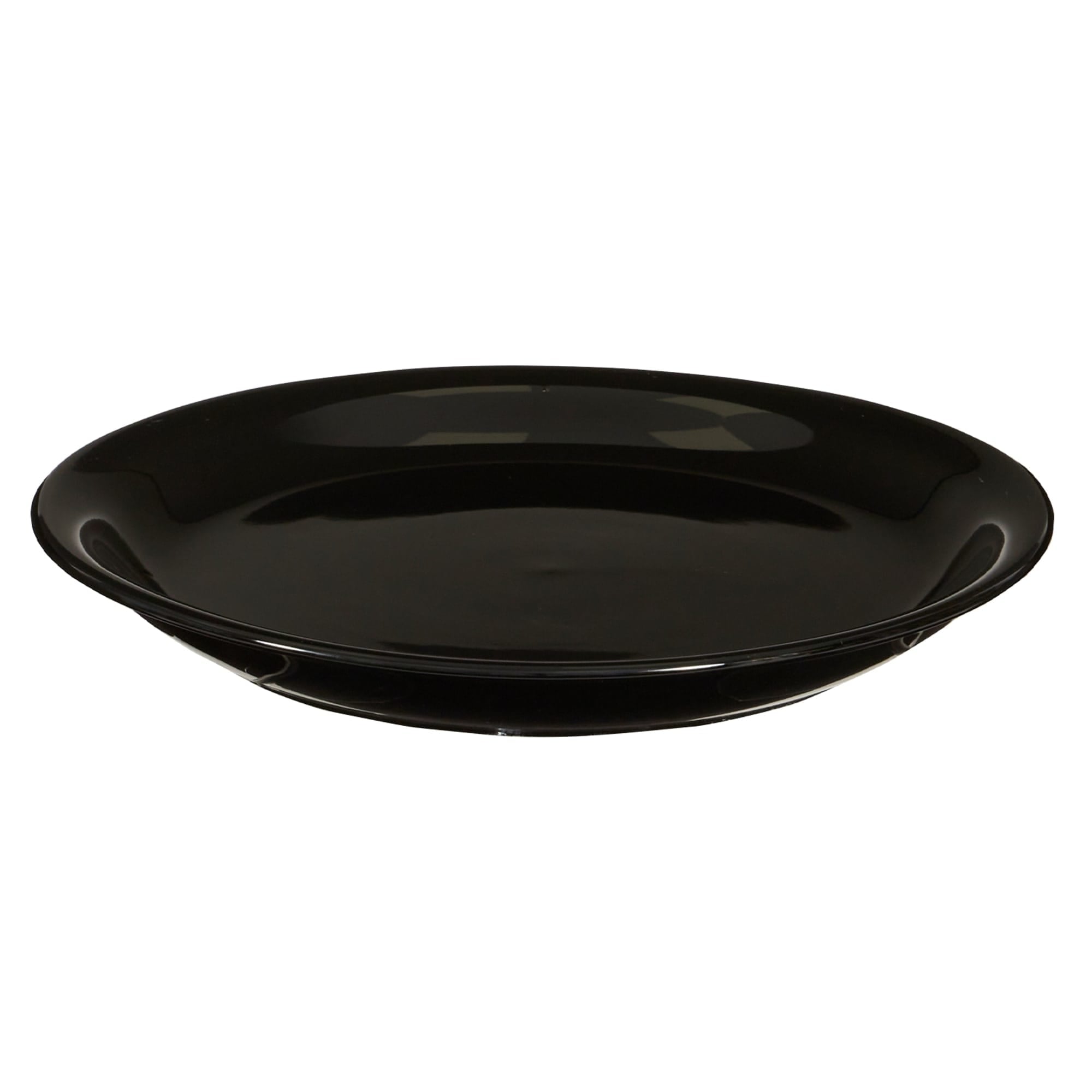 Home Basics 10.5" Ceramic Dinner Plate, Black $2.50 EACH, CASE PACK OF 12