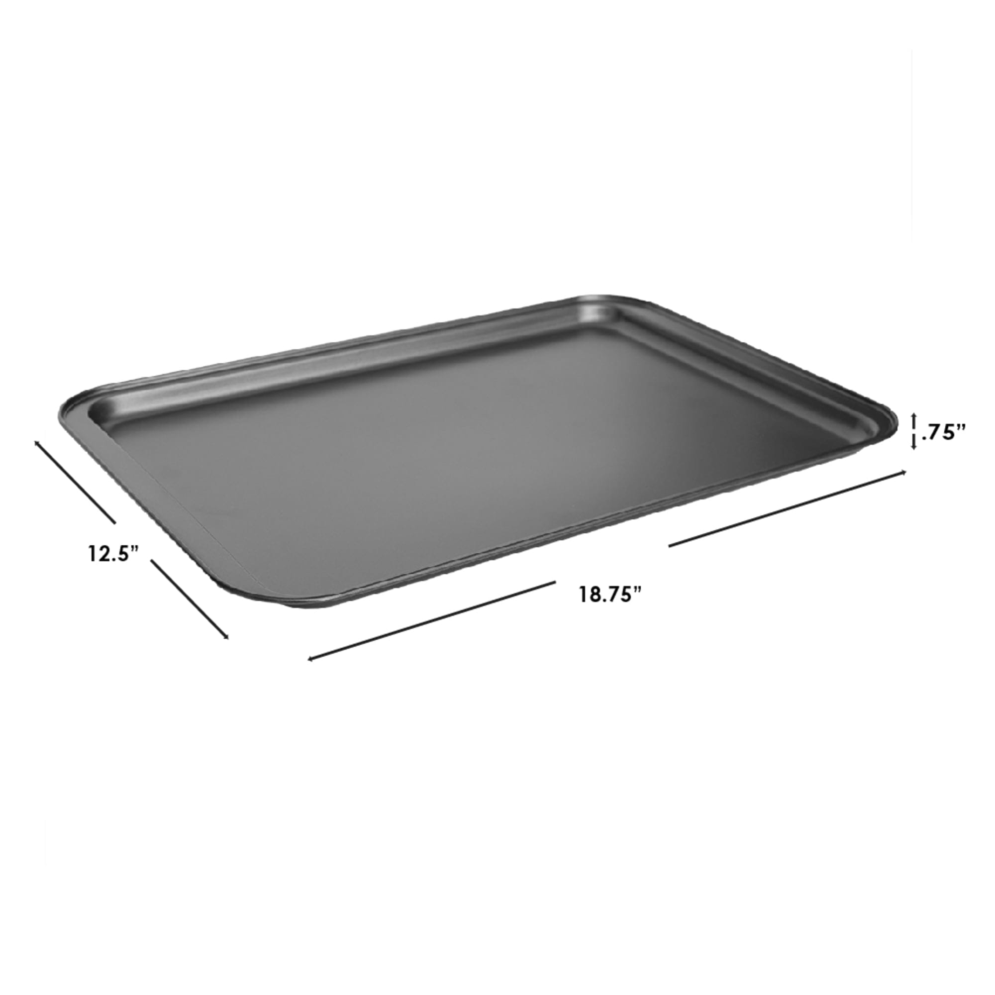 Home Basics Non-stick 12” x 18” Steel Baking Sheet, Grey $5.00 EACH, CASE PACK OF 12