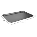 Load image into Gallery viewer, Home Basics Non-stick 12” x 18” Steel Baking Sheet, Grey $5.00 EACH, CASE PACK OF 12
