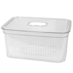 Load image into Gallery viewer, Home Basics Large Produce Saver with Removable Colander, Clear $8.00 EACH, CASE PACK OF 6
