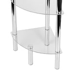 Load image into Gallery viewer, Home Basics 4 Tier Multi Use Arc Glass Corner Shelf, Clear $50.00 EACH, CASE PACK OF 3
