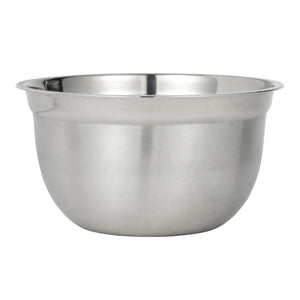 Home Basics 5 QT Stainless Steel Beveled Anti-Skid Mixing Bowl, Silver $5.00 EACH, CASE PACK OF 24