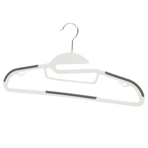 Home Basics 10 Piece Non-Slip Hangers, White $5.00 EACH, CASE PACK OF 12