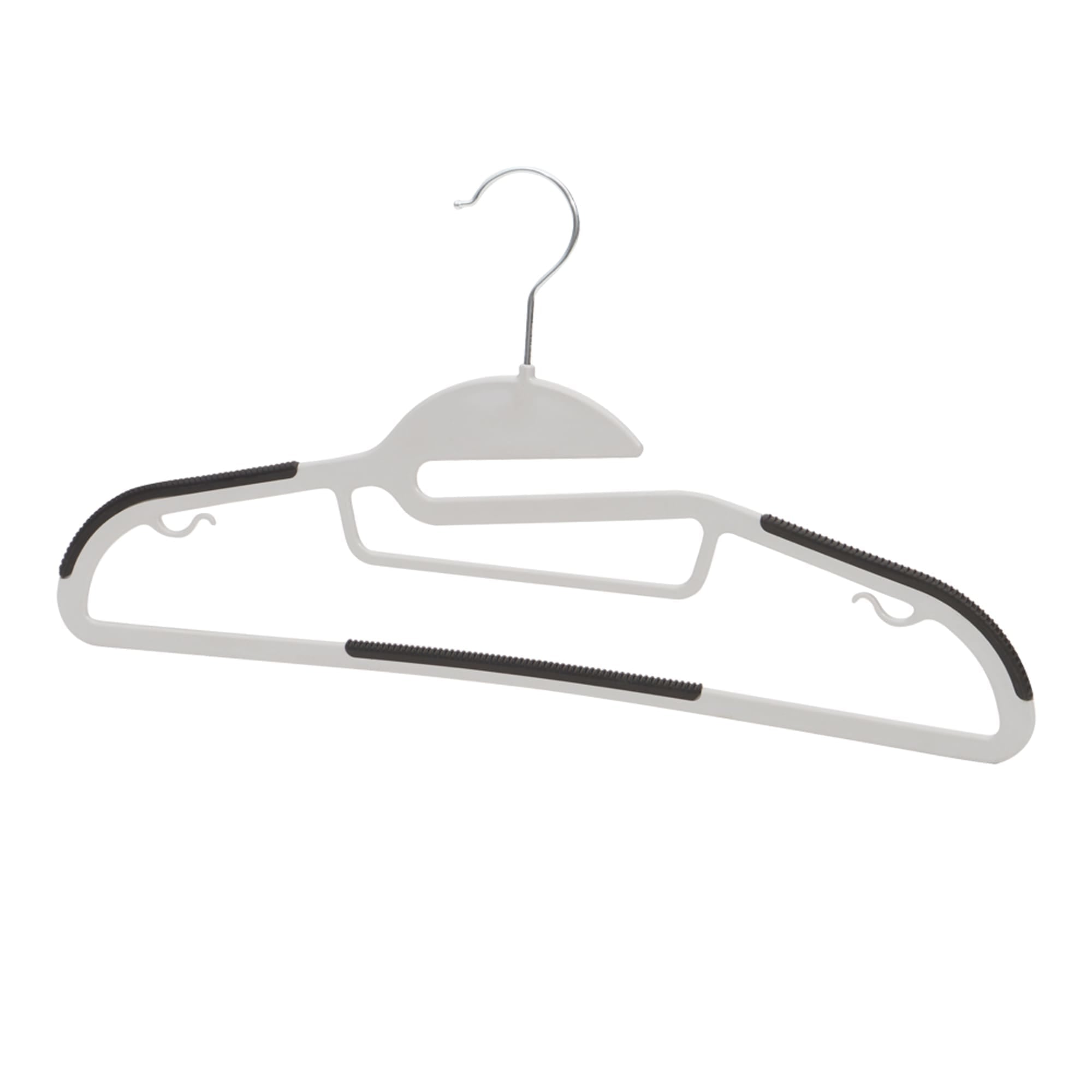 Home Basics Plastic Non-Slip Hanger, (Pack of 10), Gray $5.00 EACH, CASE PACK OF 12