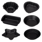 Load image into Gallery viewer, Home Basics Non-Stick Quick Release Steel Mini Bakeware Pan - Black
