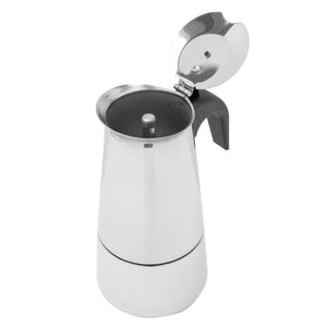 Home Basics 6 Cup Stainless Steel Espresso Maker, Silver $9.00 EACH, CASE PACK OF 12