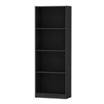 Load image into Gallery viewer, Home Basics 4 Shelf Book Case, Black $60.00 EACH, CASE PACK OF 1
