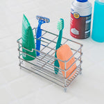 Load image into Gallery viewer, Home Basics Bath Caddy Organizer, Chrome $4.00 EACH, CASE PACK OF 12
