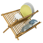 Load image into Gallery viewer, Home Basics Rustic Collection Pine Folding Dish Rack $5.00 EACH, CASE PACK OF 6
