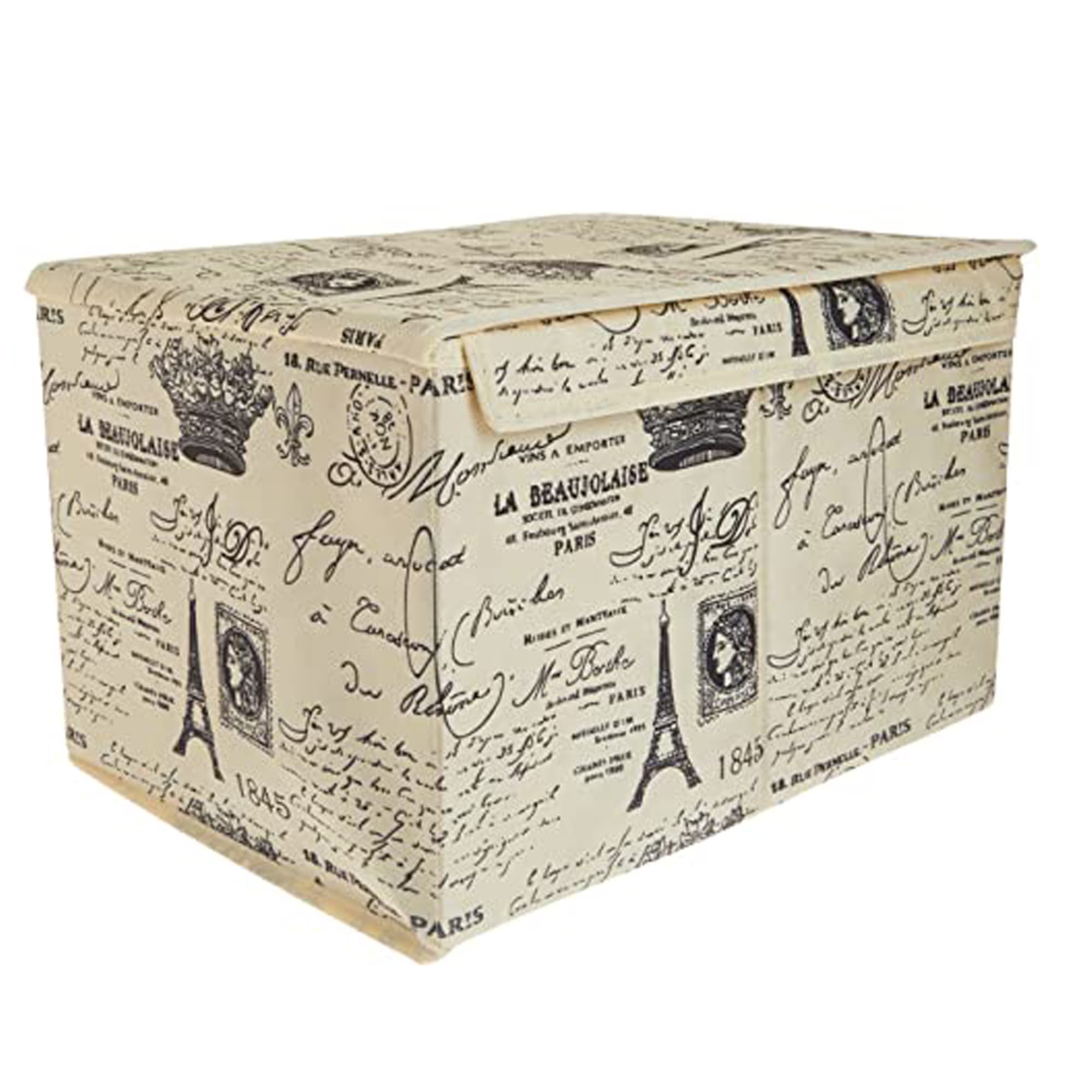 Home Basics Paris Collection Non-Woven Large Storage Box, Natural $7.00 EACH, CASE PACK OF 12