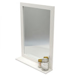 Load image into Gallery viewer, Home Basics Vanity Mirror With Shelf Isle, White  $25.00 EACH, CASE PACK OF 1
