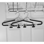 Load image into Gallery viewer, Home Basics 2 Piece Foam Hangers With Clips $4 EACH, CASE PACK OF 24
