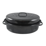 Load image into Gallery viewer, Home Basics Non-Stick Carbon Steel Roaster with Lid $10.00 EACH, CASE PACK OF 6

