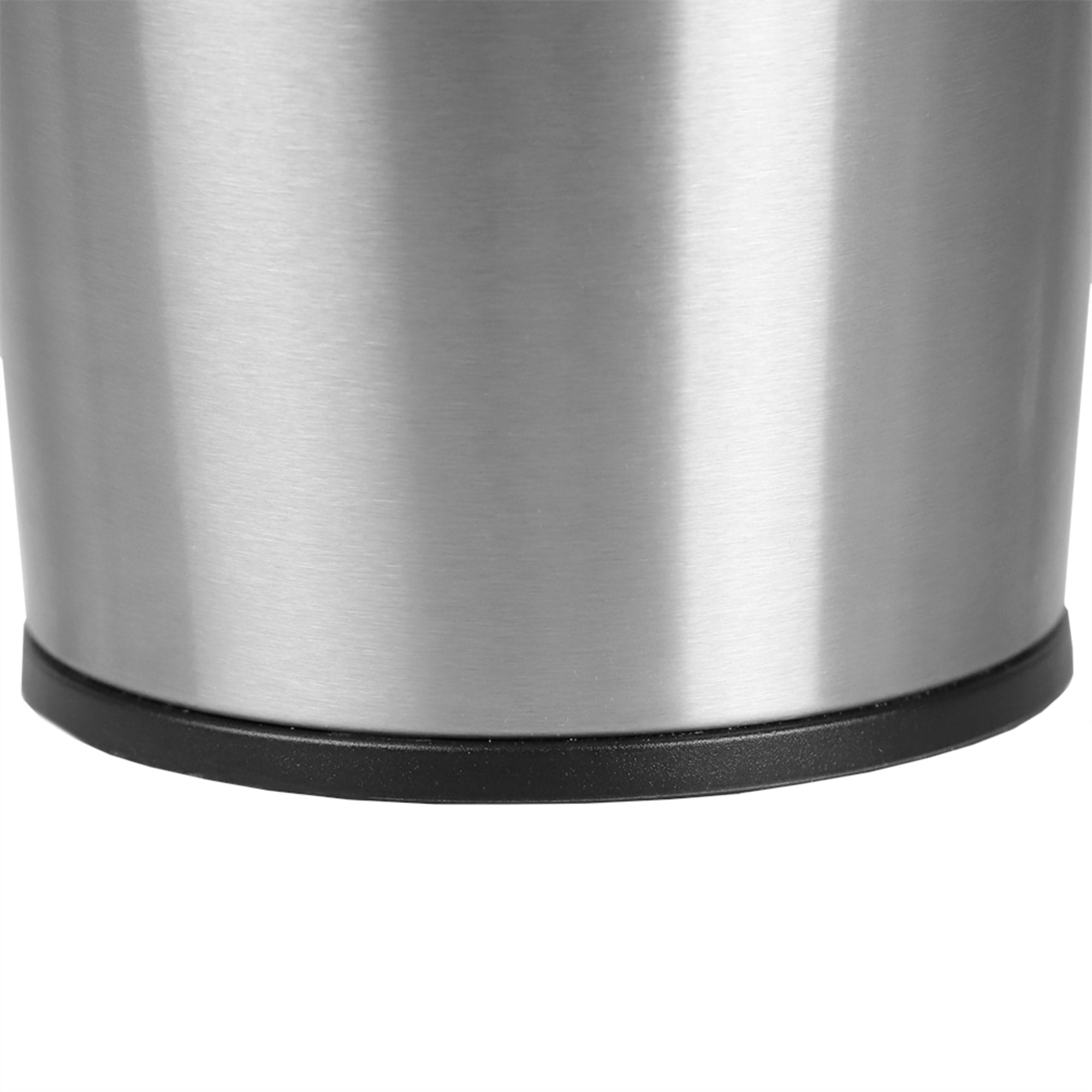 Home Basics Open Top 8 Lt Stainless Steel Waste Bin, (9.5" x 10.25"), Silver $6.00 EACH, CASE PACK OF 12