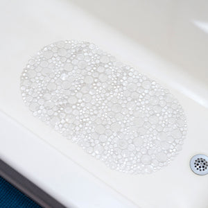 Home Basics Double Bubble Bath Mat, Clear $4.00 EACH, CASE PACK OF 12