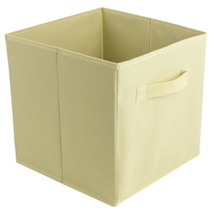 Home Basics Collapsible and Foldable Non-Woven Storage Cube, Khaki $3.00 EACH, CASE PACK OF 12