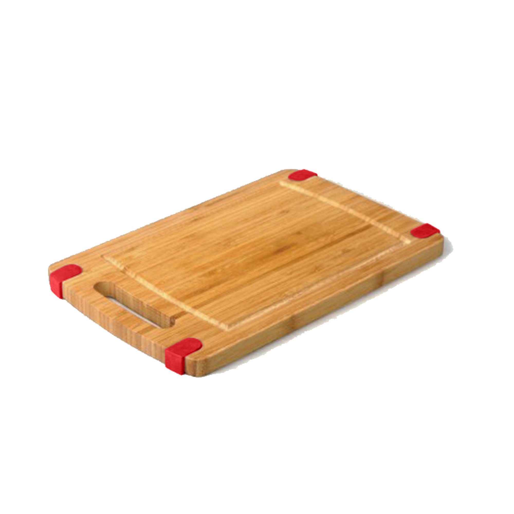 Home Basics 12" x 8" Bamboo Cutting Board - Assorted Colors
