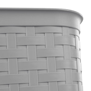 Sterilite Weave 5.8 Gal. Plastic Home/Office Wastebasket Trash Can, Grey $7.00 EACH, CASE PACK OF 6