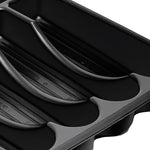 Load image into Gallery viewer, Home Basics 7 Textured Compartment Plastic Cutlery Tray $3.00 EACH, CASE PACK OF 12
