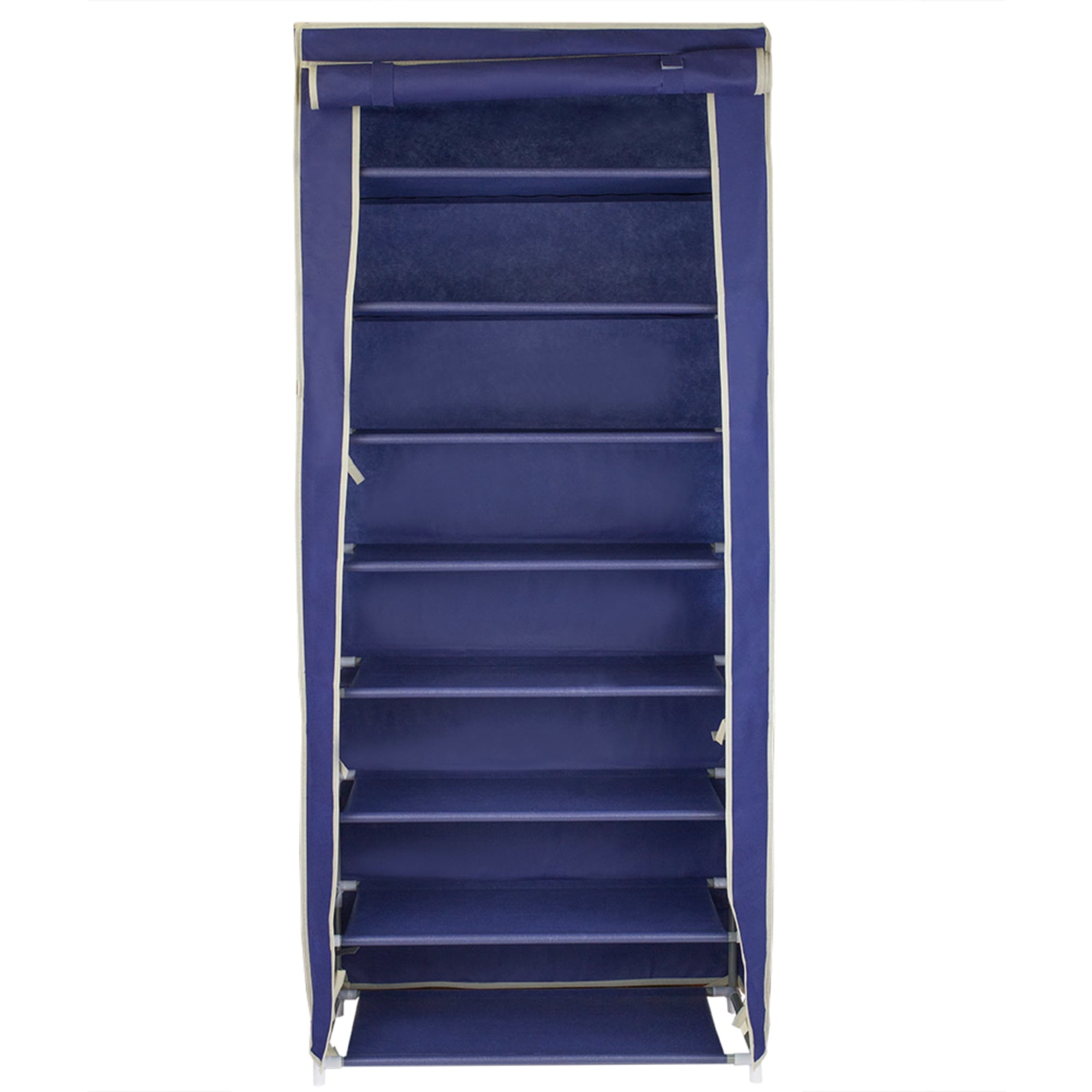 Home Basics 8-Tier Portable Polyester Shoe Closet, Navy $20.00 EACH, CASE PACK OF 5