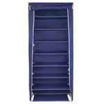 Load image into Gallery viewer, Home Basics 8-Tier Portable Polyester Shoe Closet, Navy $20.00 EACH, CASE PACK OF 5
