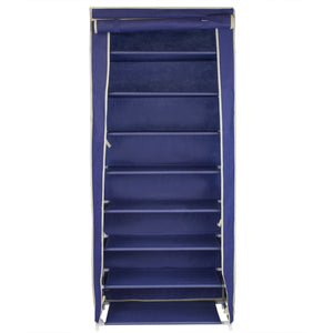 Home Basics 8-Tier Portable Polyester Shoe Closet, Navy $20.00 EACH, CASE PACK OF 5