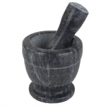 Load image into Gallery viewer, Home Basics Marble Mortar and Pestle, Black $6.00 EACH, CASE PACK OF 12
