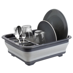 Stainless Steel Dish Drain Rack kitchen storage holder box
