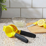 Load image into Gallery viewer, Home Basics Lemon Juicer with Soft Grip Handles $5.00 EACH, CASE PACK OF 24
